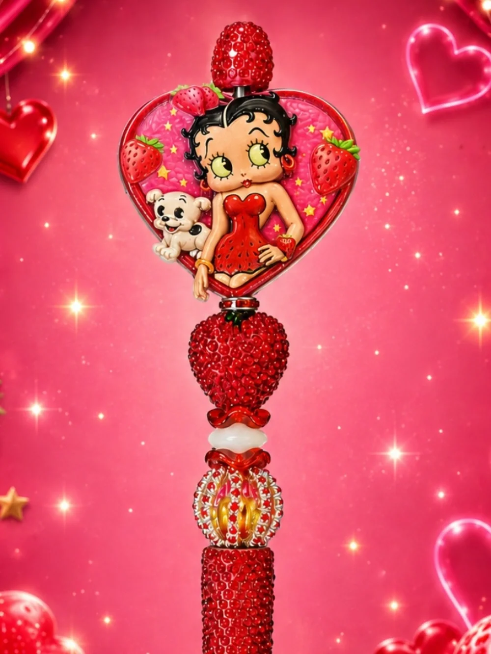 Strawberry Sweetheart Sparkle Pen